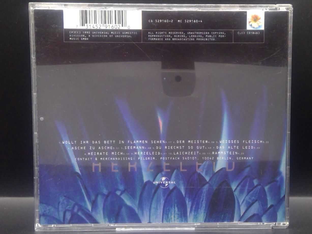 CD: Rammstein – Herzeleid – Usato da St.Gallen venduto da jalamusic 1