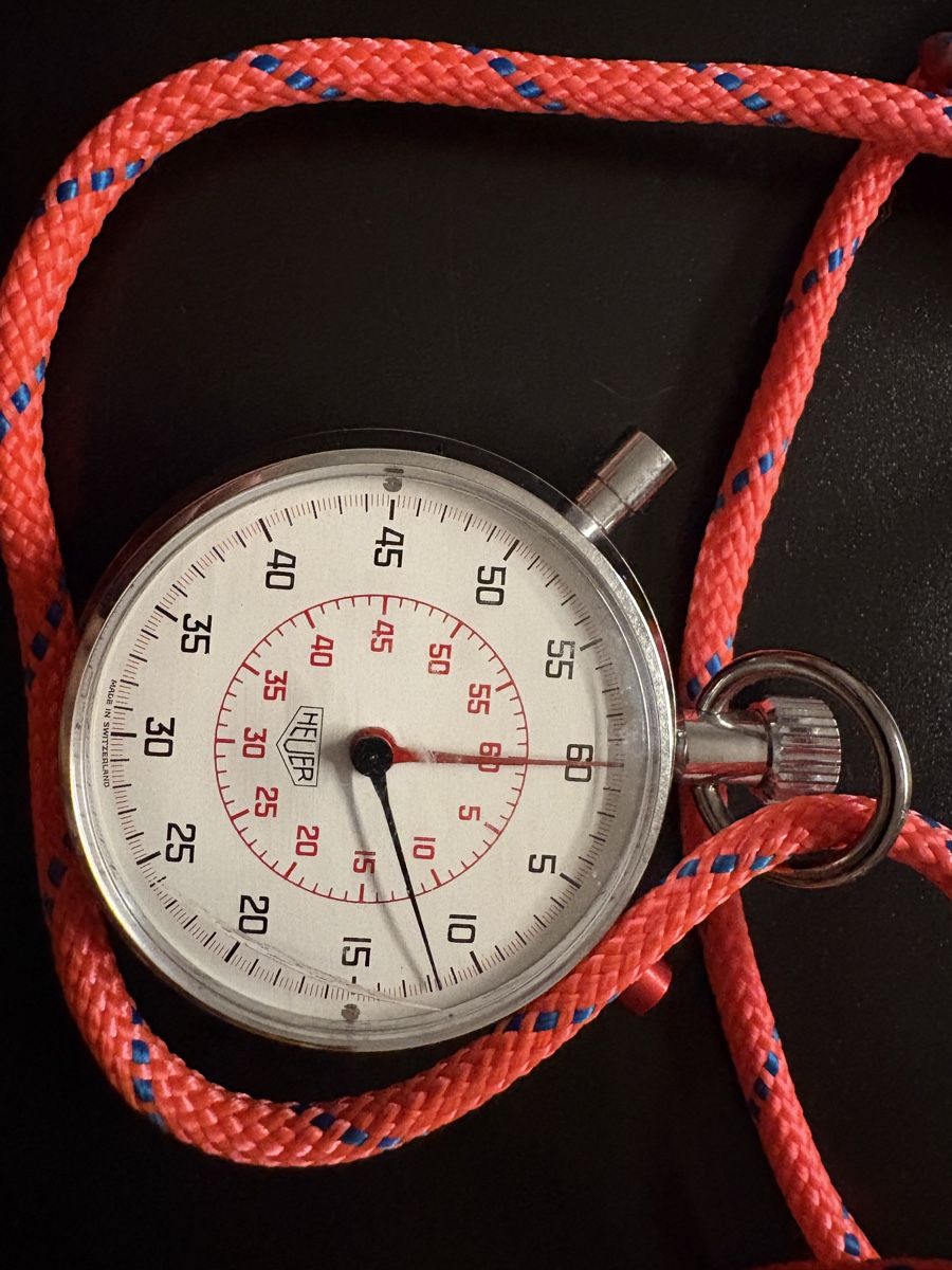 Heuer Stoppuhr 712 301 Vintage Sammlerstück! (Gebraucht) in