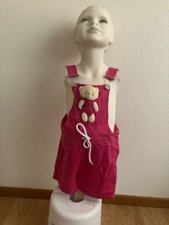 Salopette rose fille avec ourson 🧸  T.36 mois