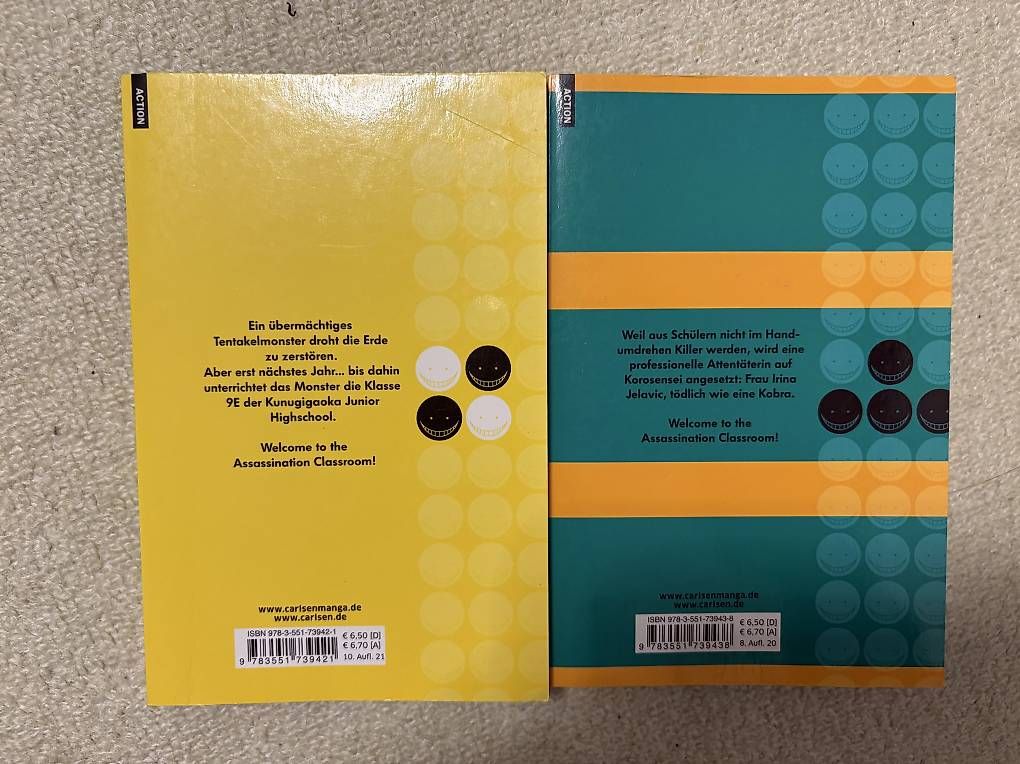 Fumetti: Manga: Assassination Classroom Vol 1+2 – Nuovo (secondo la descrizione) da Olten venduto da blonalol 1