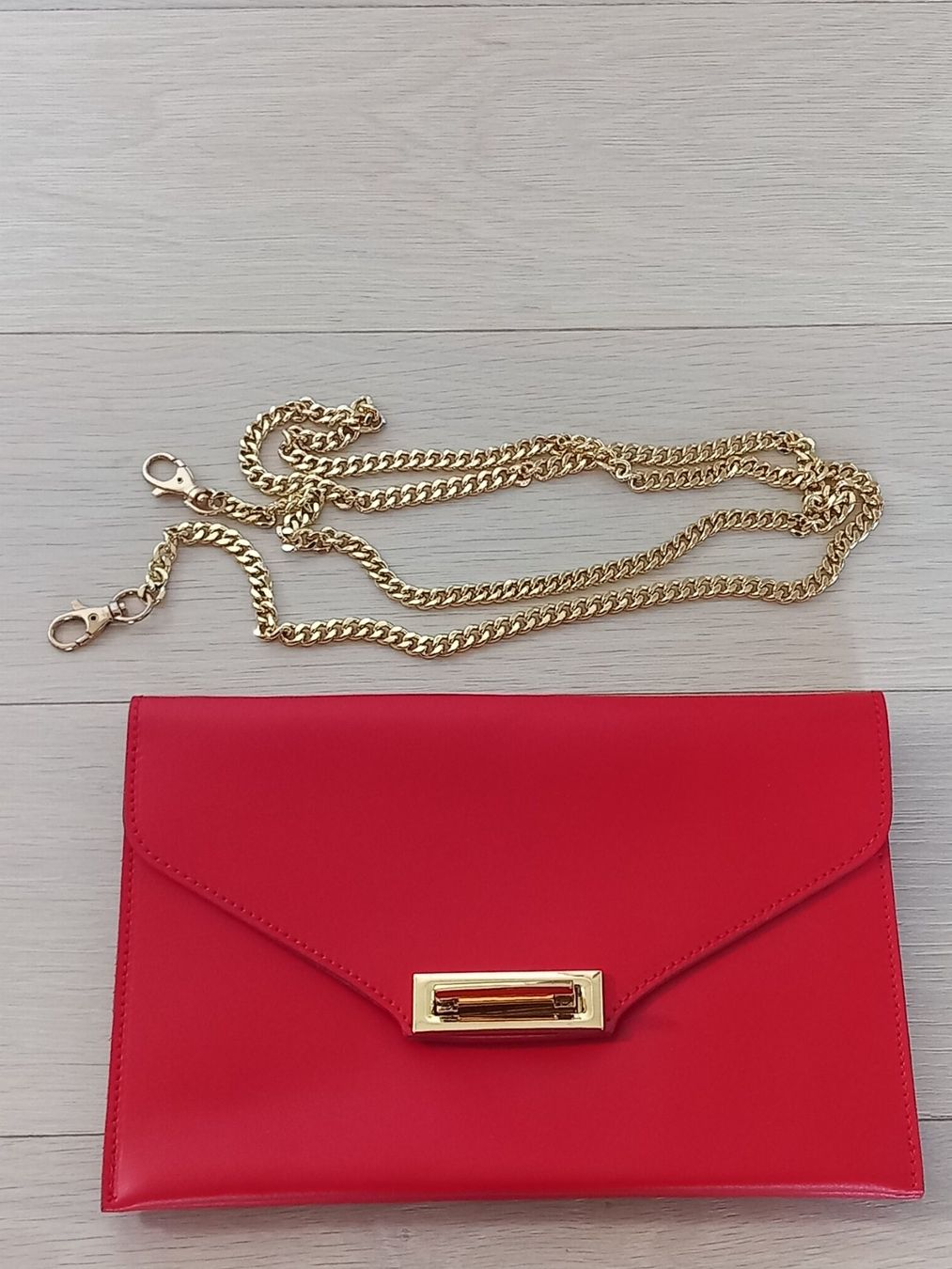 Taschen für Damen: Sac à mains en cuir rouge – Neu (gemäss Beschreibung) aus Troinex von awh_m65m 2