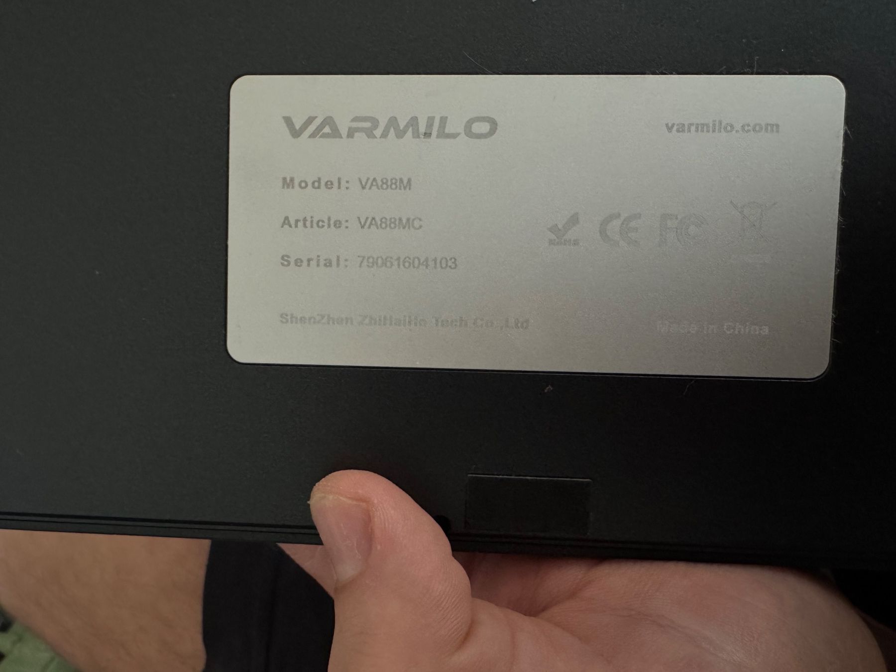 Tastiere: Varmilo keyboard | Cherry MX Blue | OVP – Usato da Wohlen AG venduto da shi_82ws 3
