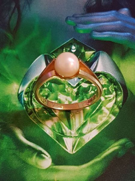 Anelli: 750 Goldring mit edler Zucht - Perle – Nuovo (secondo la descrizione) da Unterägeri venduto da Altgoldschmuck 5