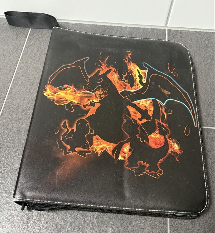 DUROTAN Sammelkartenbuch – 4 Taschen Pro Seite, 240 Karten, 6-Ring-Ordner, Mit Vintage-Kunstleder & Metall-Ecken, Ideal Für MTG & Co.