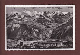 SIERRE et environs - Vol d'oiseau