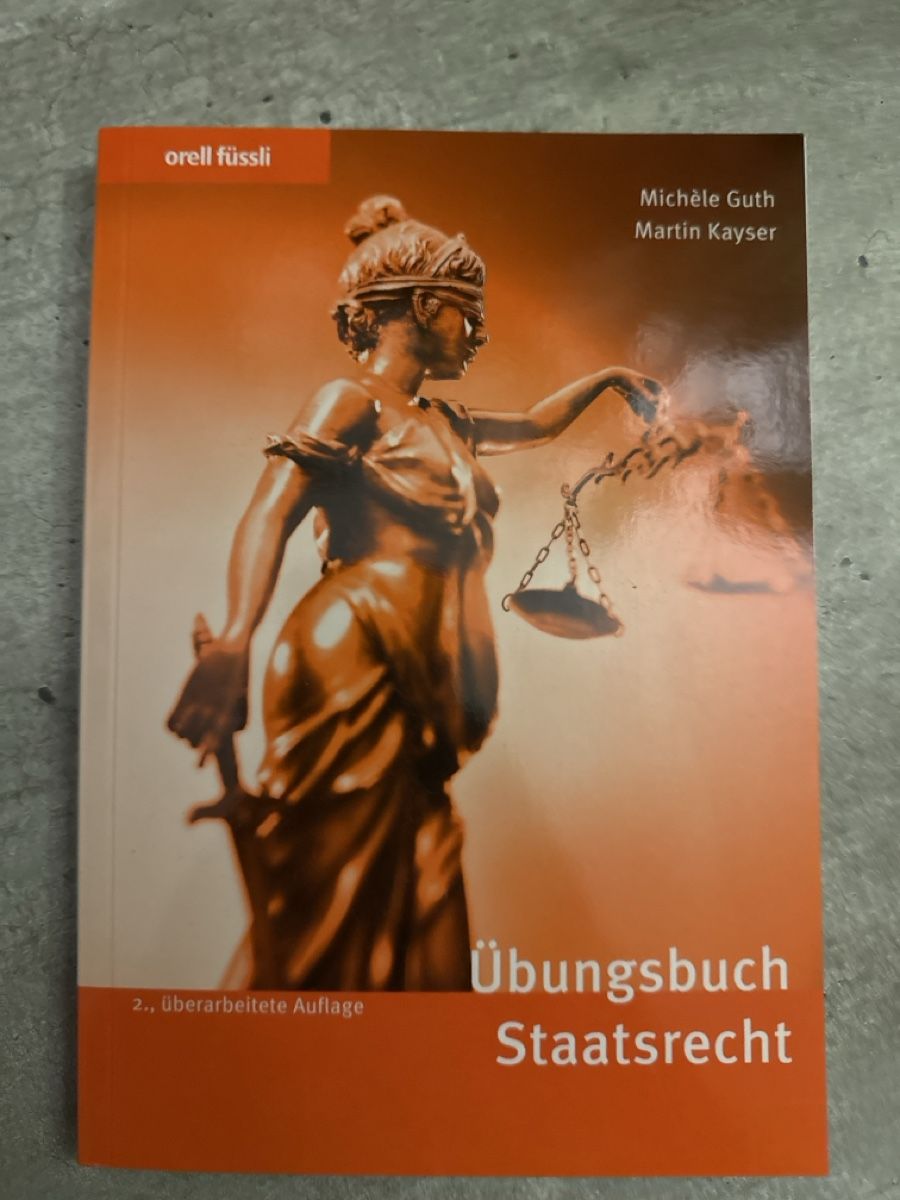Bücher: Übungsbuch Staatsrecht – Neu (gemäss Beschreibung) aus Bern von eli_qb68