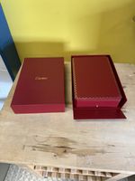 Cartier Box/Schachtel, leer, rot, für Schmuck, neuwertig