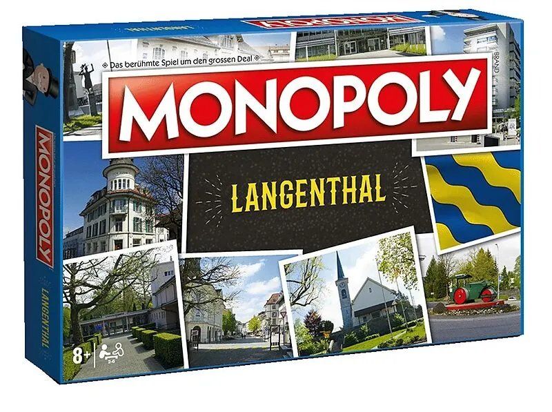 Hasbro Giochi: Monopoly Langenthal – Nuovo e nell'imballaggio originale da Oensingen venduto da Liquidations-Shop