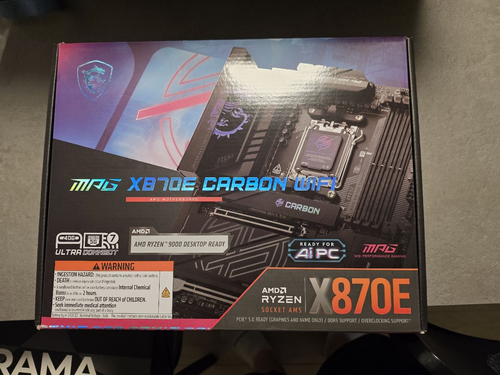 MSI Schede madri: MSI MAG carbon X870E – Nuovo (secondo la descrizione) da Vouvry venduto da ENEtikGaming