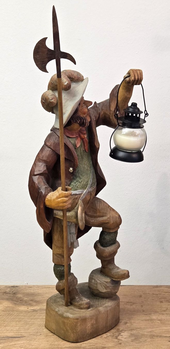Statuette: Nachtwächter aus Holz – Usato da Kriens venduto da 1mars10 2