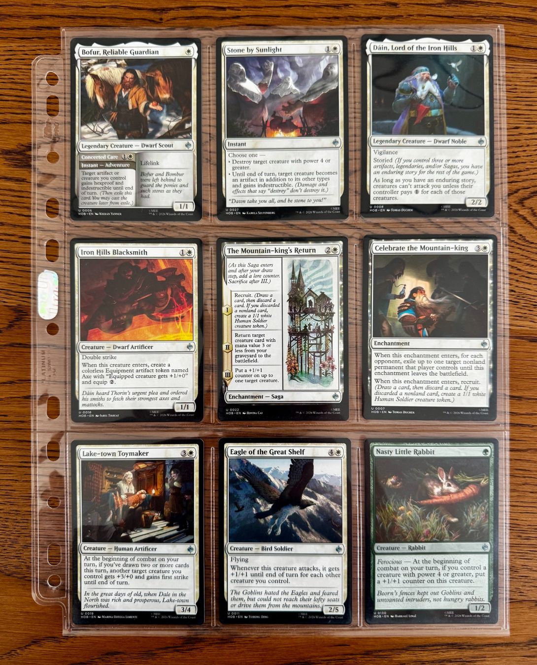 Magic The Gathering Cartes à collectionner: The Hobbit Uncommon Set 55/55 – Neuf (Voir description) à Rechthalten par hosme_be