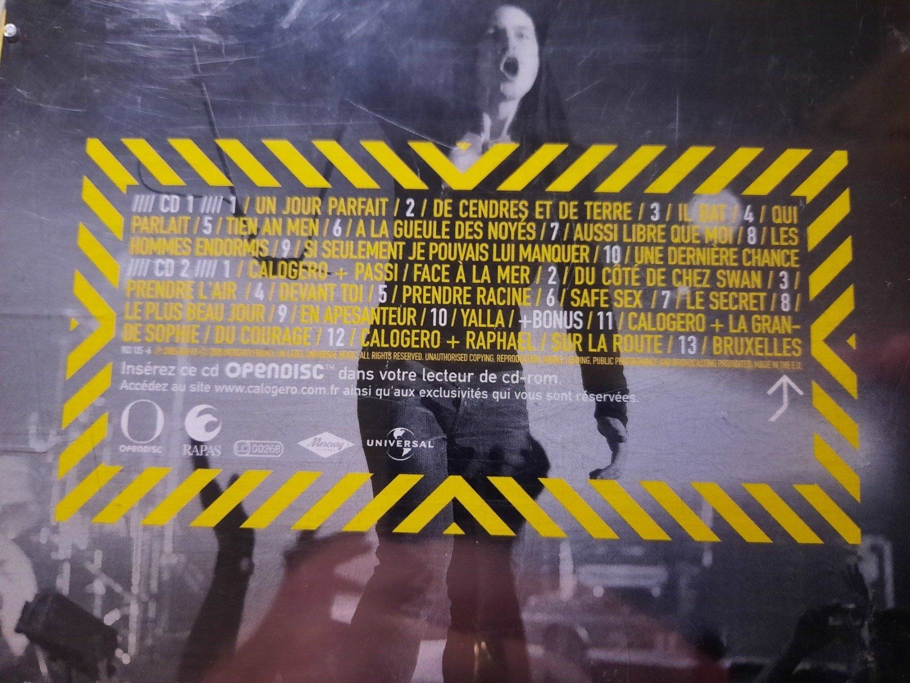 CDs: CD Calogero - Live 1.0 – D'occasion à Pully par bro_n52j 2