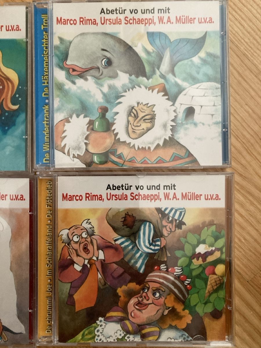 CD: 4x CD - mit Marco Rima, Ursula Schäppi, W.A. Müller – Usato da Fehraltorf venduto da stfan 2