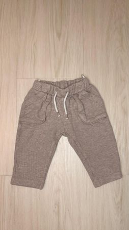 Baby Trousers, Brown Cotton, Size 80 cm. Excellent Quality