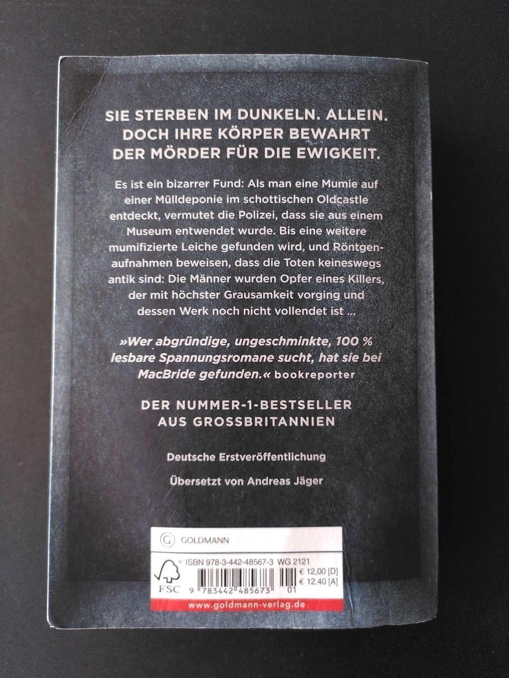 Libri: Stuart MacBride - Der Totenmacher – Usato da Biel/Bienne venduto da Linanius 1