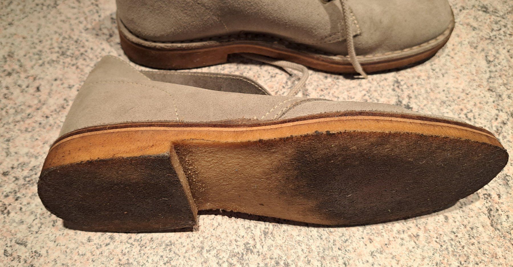 Herrenschuhe: Schuhe Logan  Grösse 39 beige Wildleder – Gebraucht aus Dottikon von Flecki8800 3