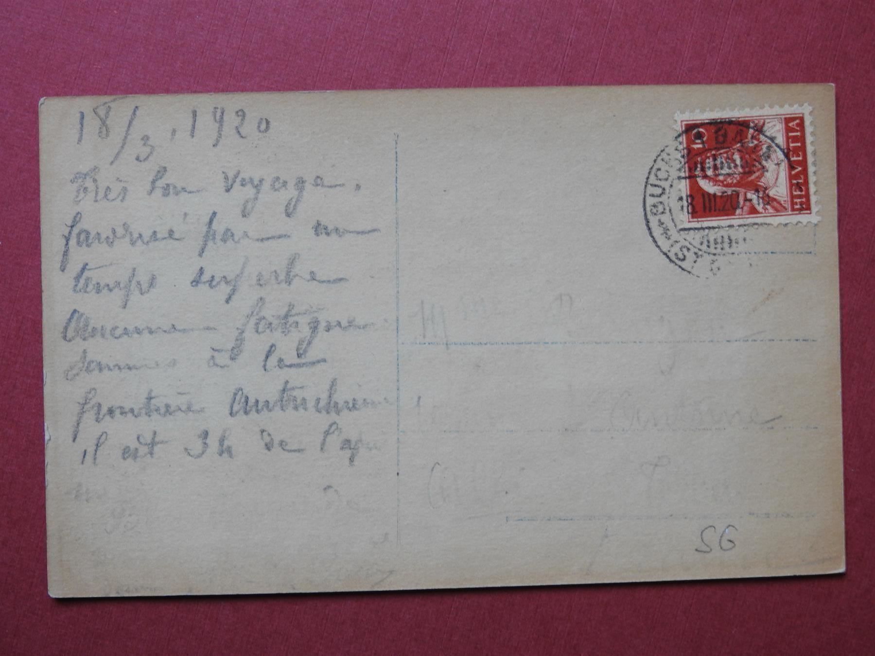Cartoline postali: AK - Buchs SG – Usato da Rain venduto da 999-800-K 1