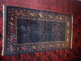 Handgeknüpfter Baluch-Orientteppich 210x120cm