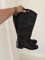 Lederstiefel, Gr 40, schwarz, NEU