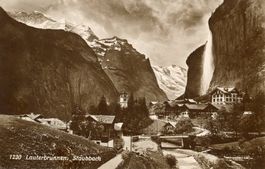 Lauterbrunnen   BE  mit Staubbach