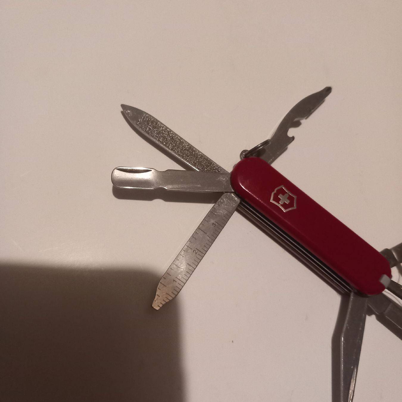 Victorinox Coltelli tascabile: Victorinox MiniChamp Rot sackmesser  – Usato da Rebstein venduto da Zauberwelt14 1