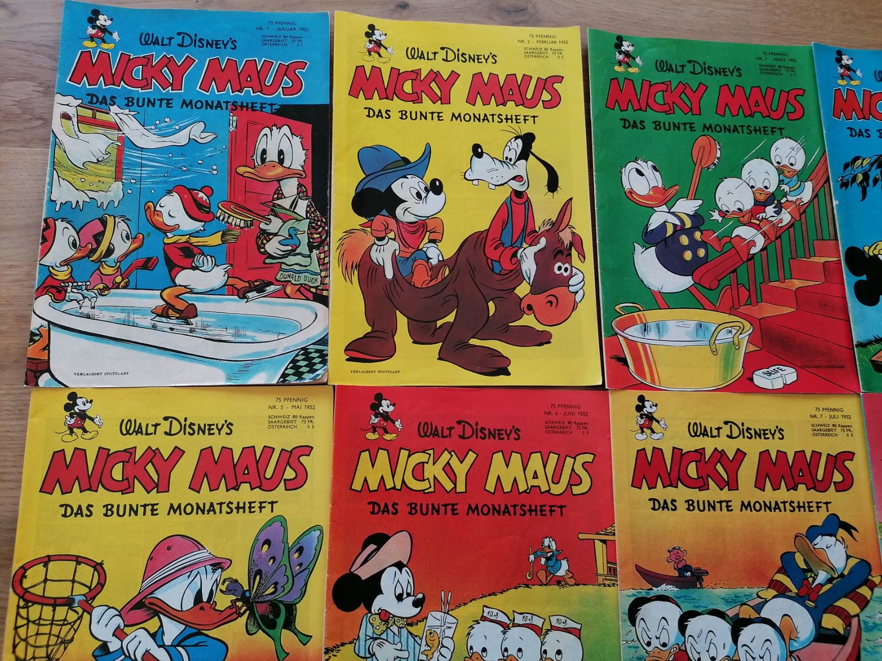 Fumetti: Micky Maus - Das Bunte Monatsheft 1952 - REPRINT – Usato da Basel venduto da vintagecollector 1