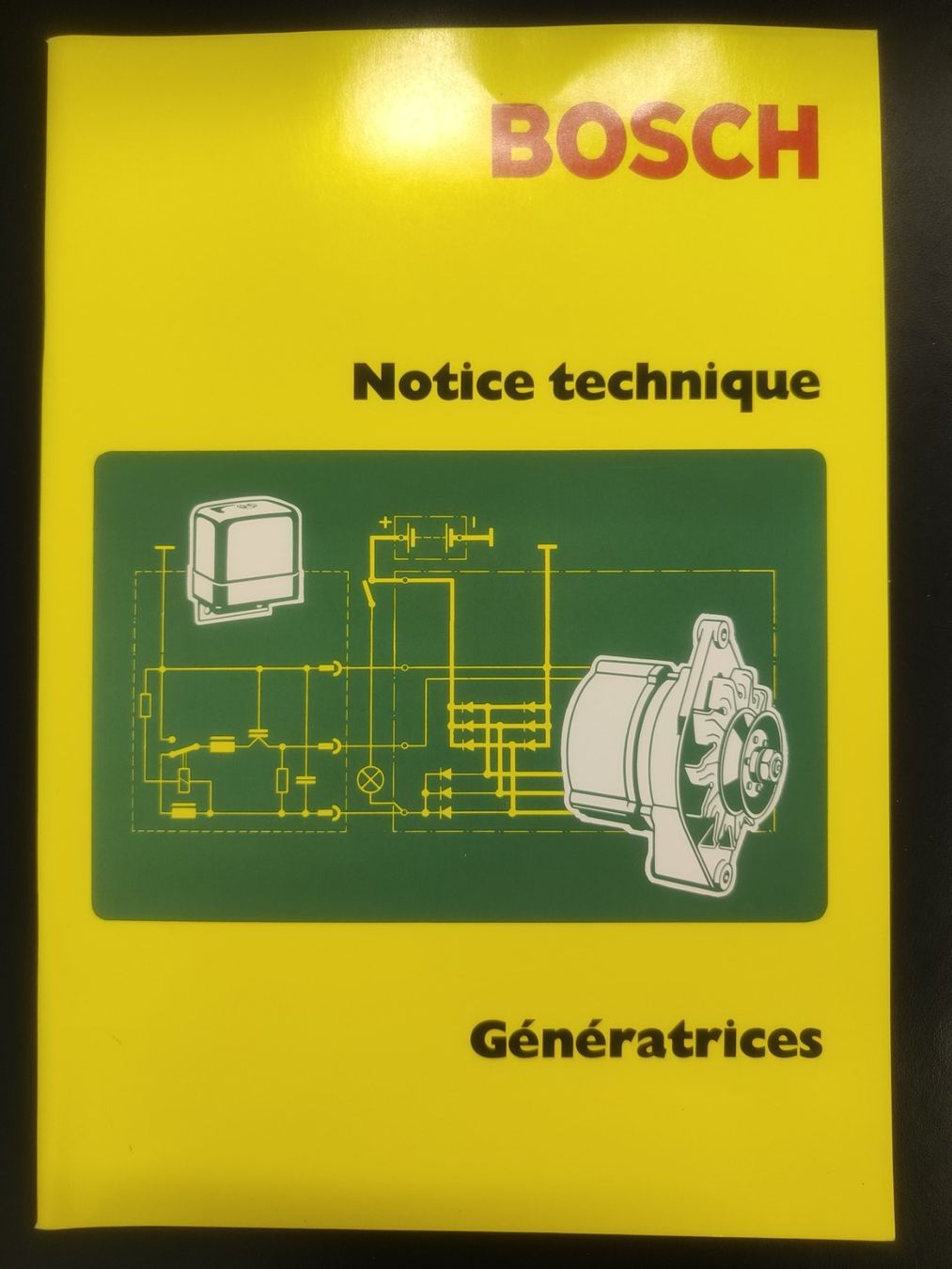 Livres: Notice technique Bosch Génératrices – D'occasion à Vulliens par cochise0