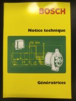Notice technique Bosch Génératrices