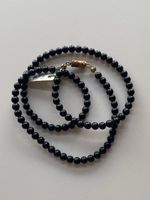 Onyx Halskette Vintage