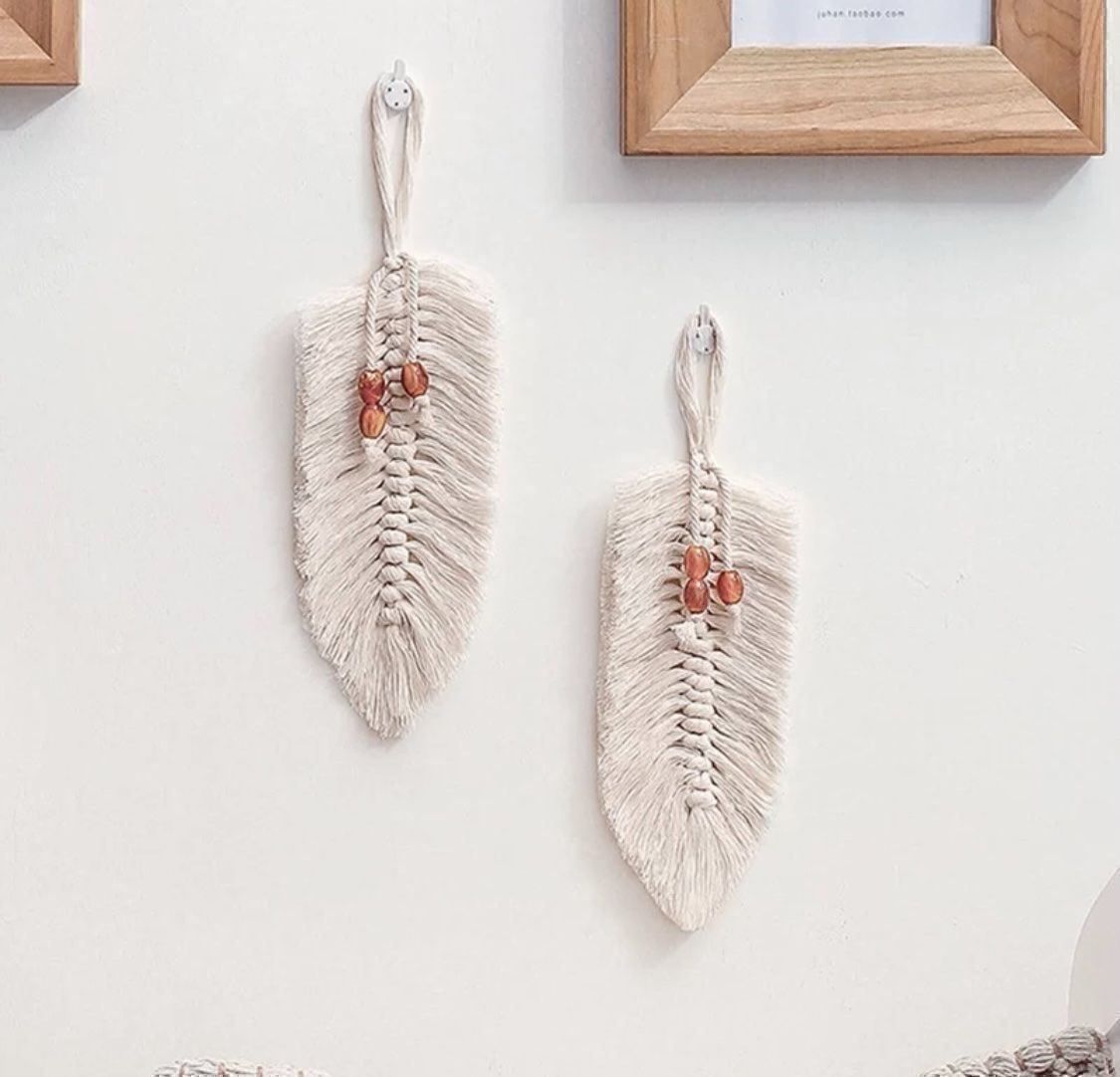Altro in Decorazioni & Accessori: Makramee Feder handgeknüpft boho-lux NEU – Nuovo e nell'imballaggio originale da Lachen SZ venduto da Luxolino 2