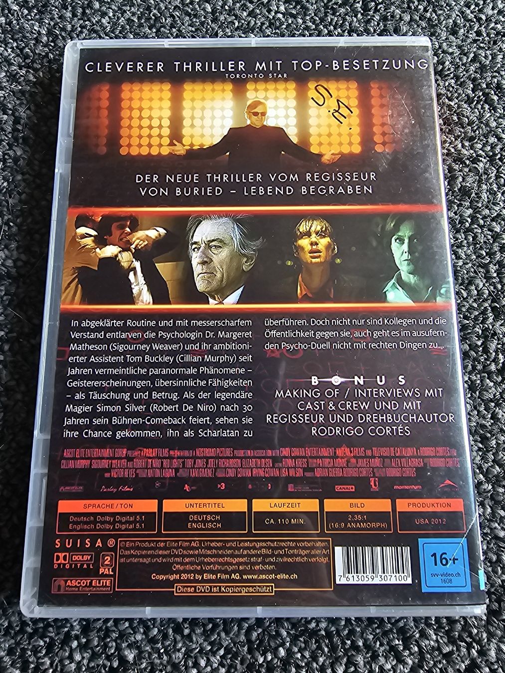 Tutti i DVDs: DVD Red Lights (22045) – Usato da Ruswil venduto da jan_bxl5 1