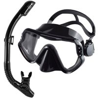 Trocken schnorchel set Tauchmaske für Erwachsene gehärtetes