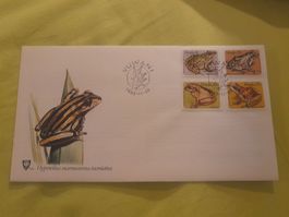 Rare Enveloppe Philatélique Venda 1982 - Grenouilles!