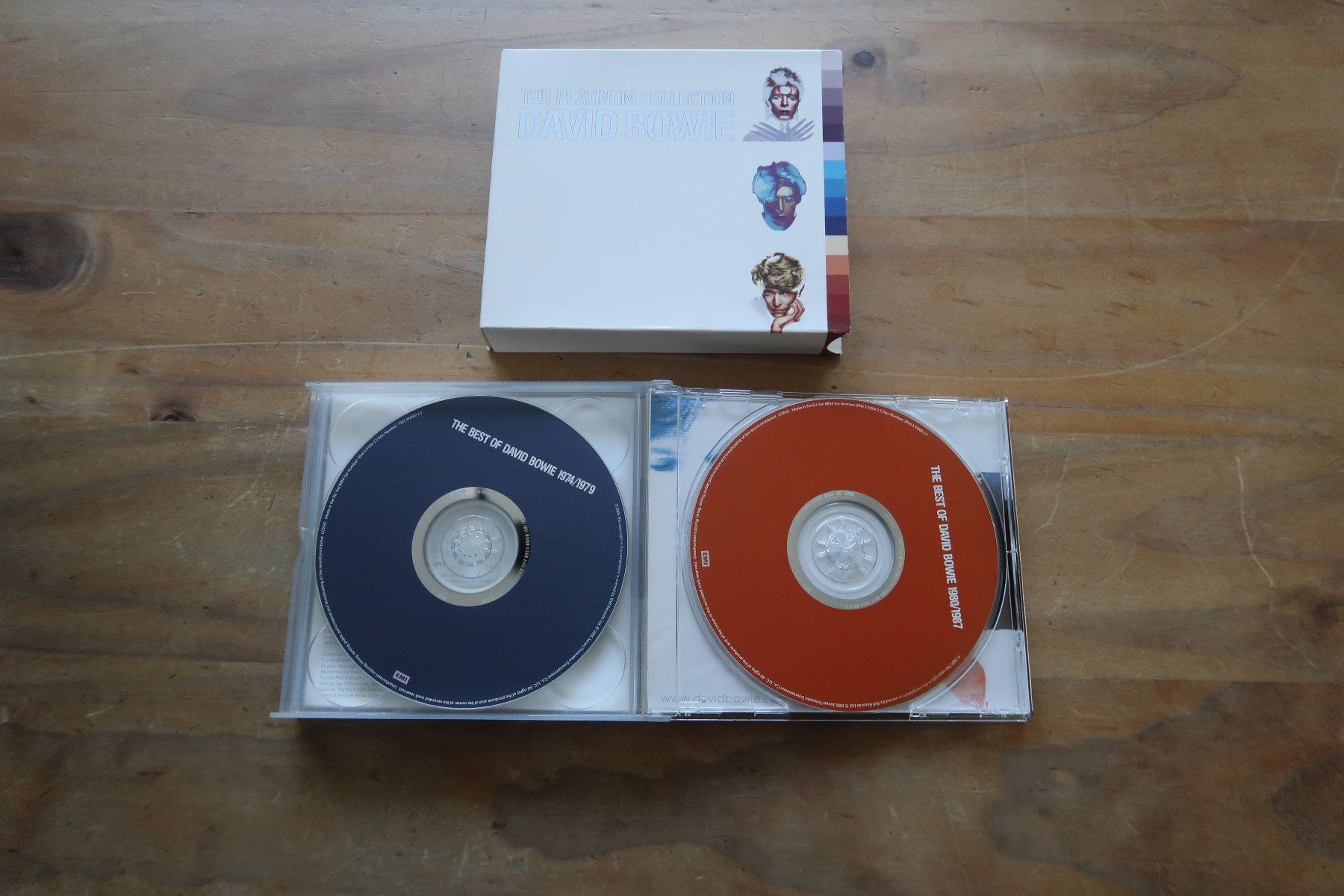 CD: DAVID BOWIE - THE PLATINUM COLLECTION - 3x CD BOX – Usato da Basel venduto da Patiscat 6