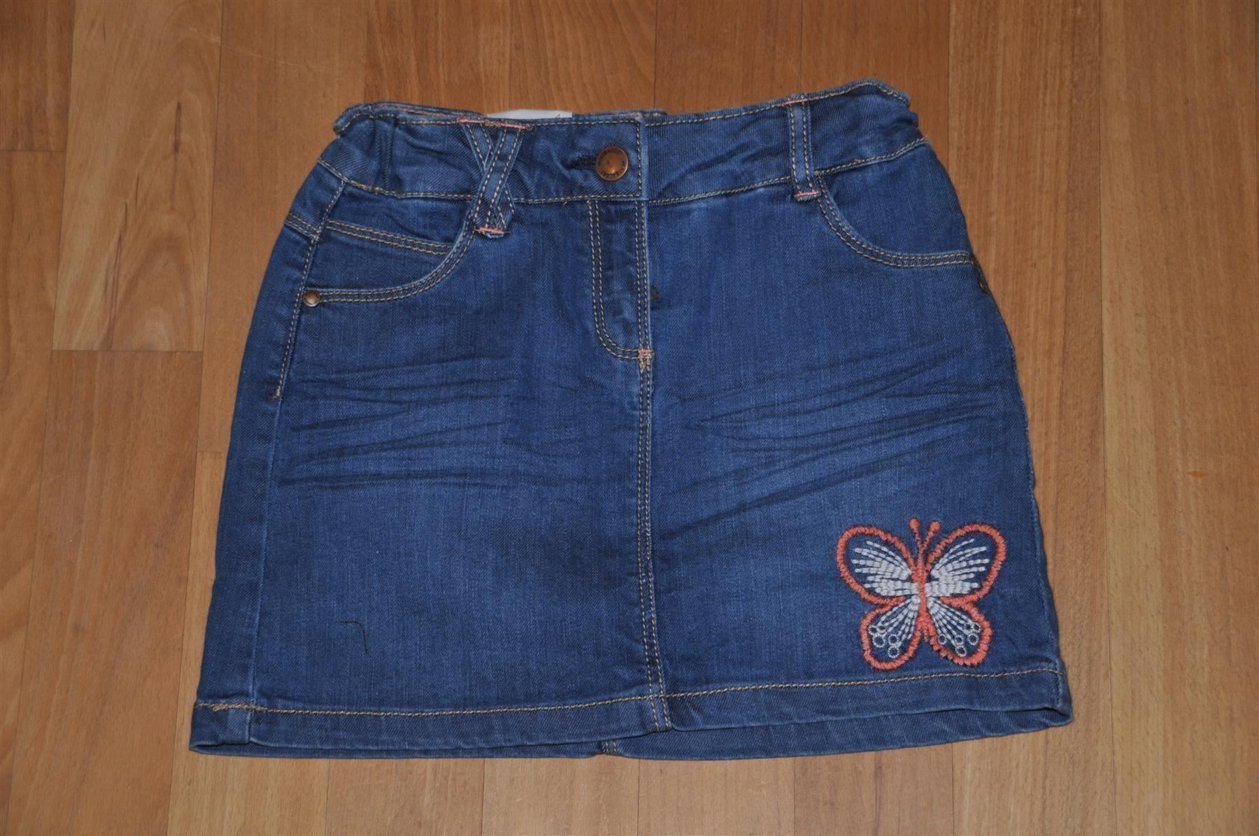 Vestiti & Gonne: Vertbaudet Jeans Jupe, Gr. 126, NEU – Nuovo e nell'imballaggio originale da Winterthur venduto da Schwestere