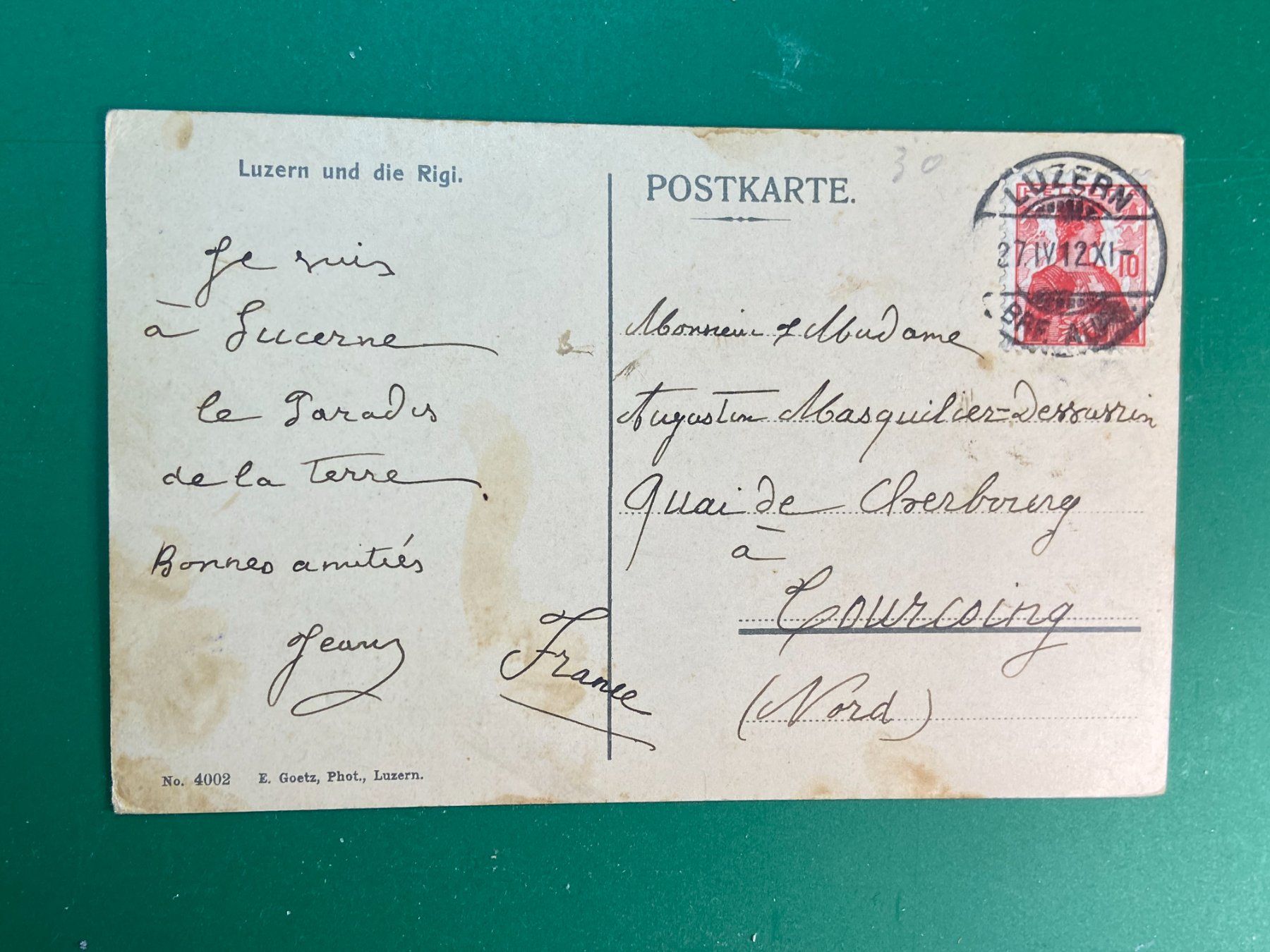 Cartoline postali: Luzern und die Rigi – Usato da Steg VS venduto da danwer74 1