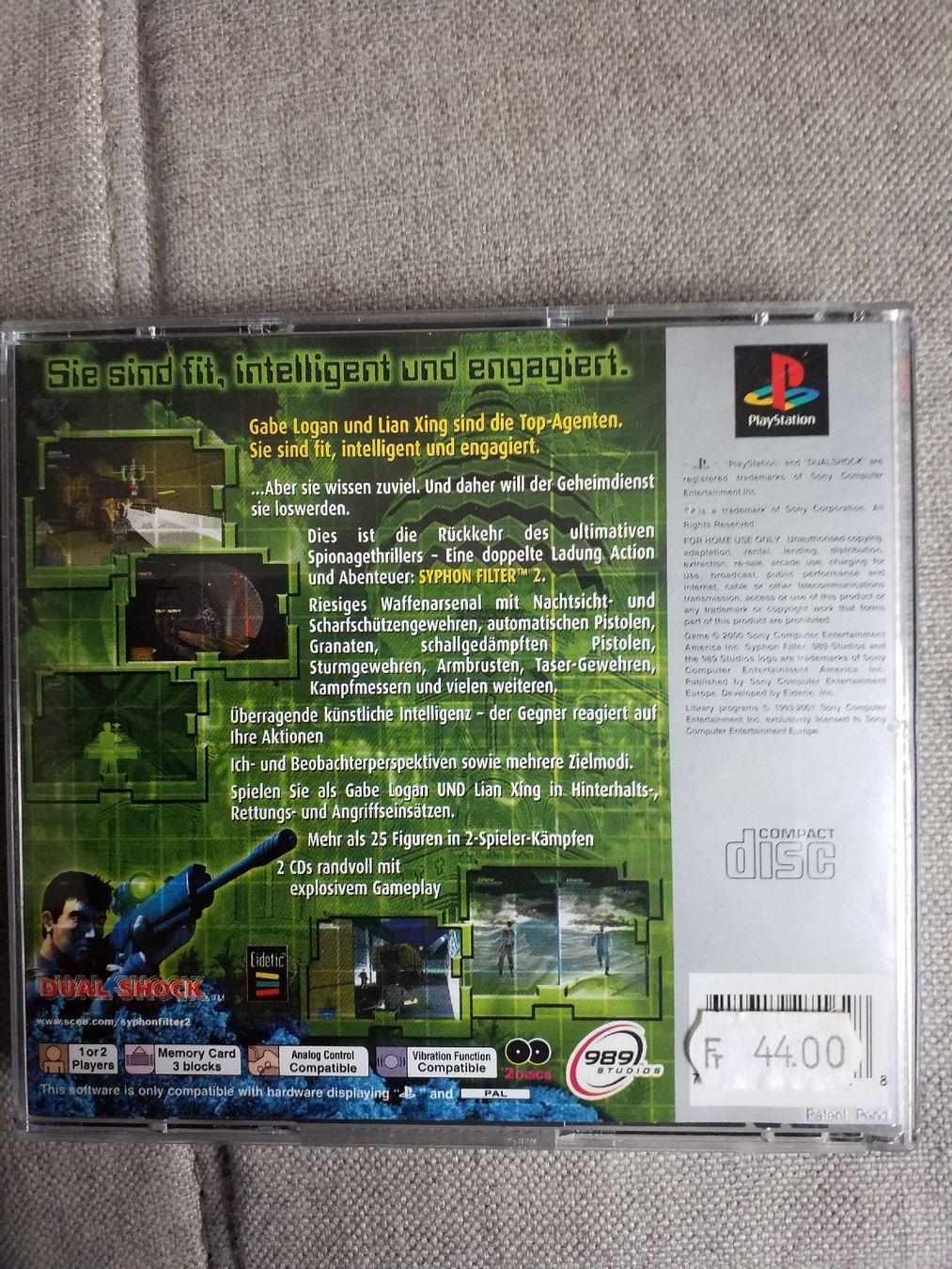 Giochi: Syphon Filter für PS1 – Usato da Kilchberg ZH venduto da Pihe05 1