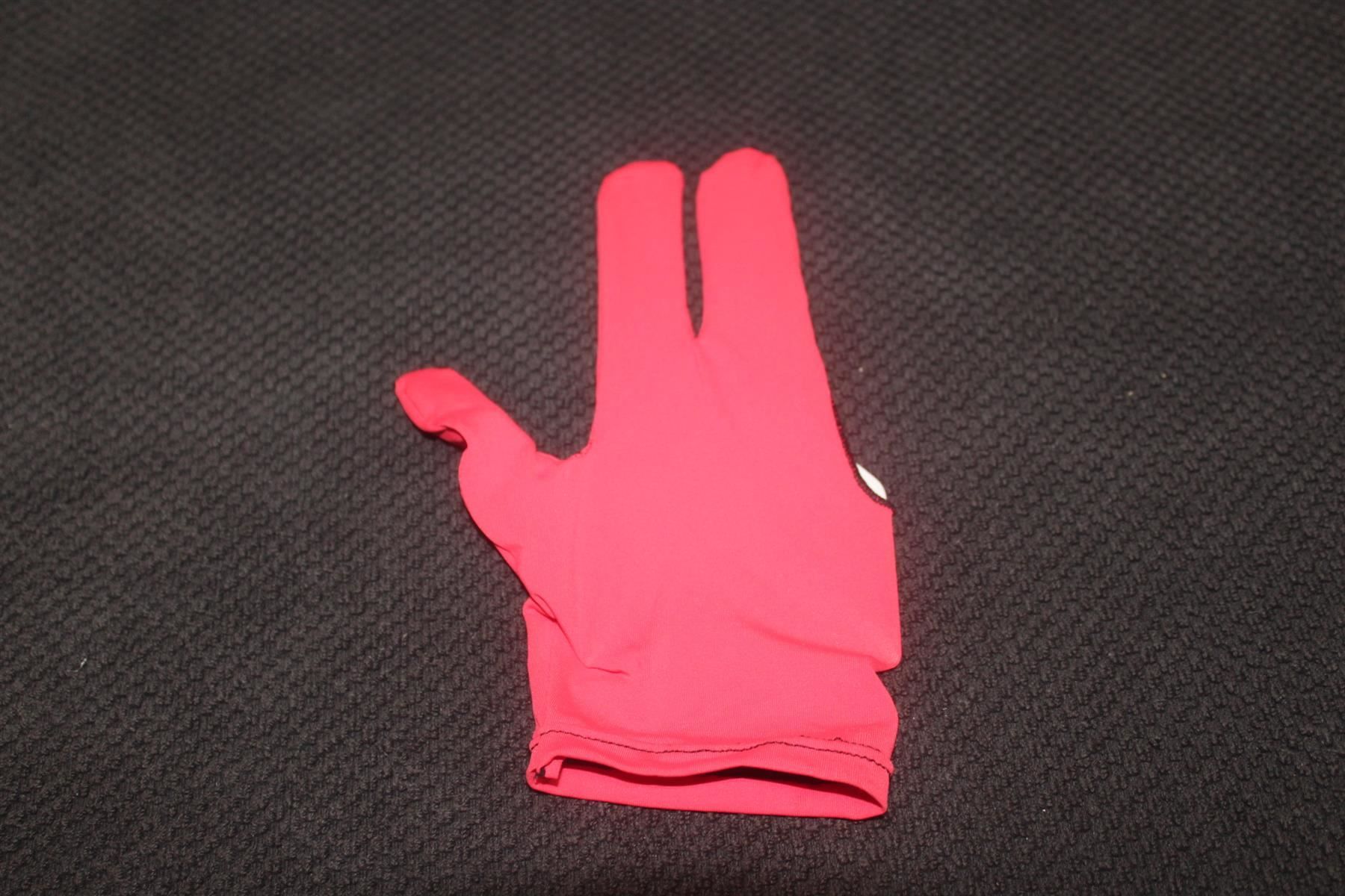 Guanti & manicotti: Rot Billard Handschuh 3 Finger Hand – Nuovo (secondo la descrizione) da Kirchdorf AG venduto da Apost008