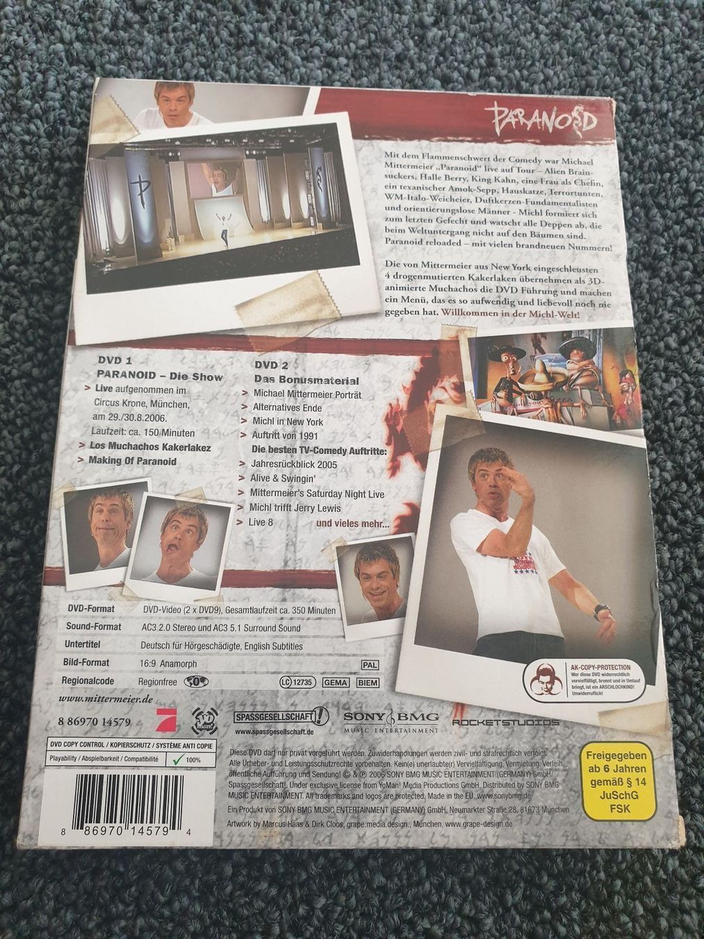 Tutti i DVDs: PARANOSD (3886) – Usato da Ruswil venduto da M71 1