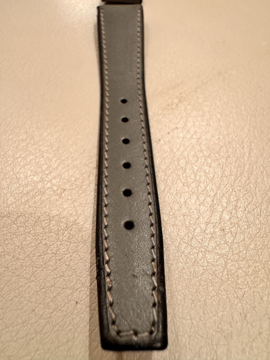Armbänder & -reifen: Zenith Watch Strap - Original Leather 18mm - Grey – Neu (gemäss Beschreibung) aus Zürich von 613_g8jy 4