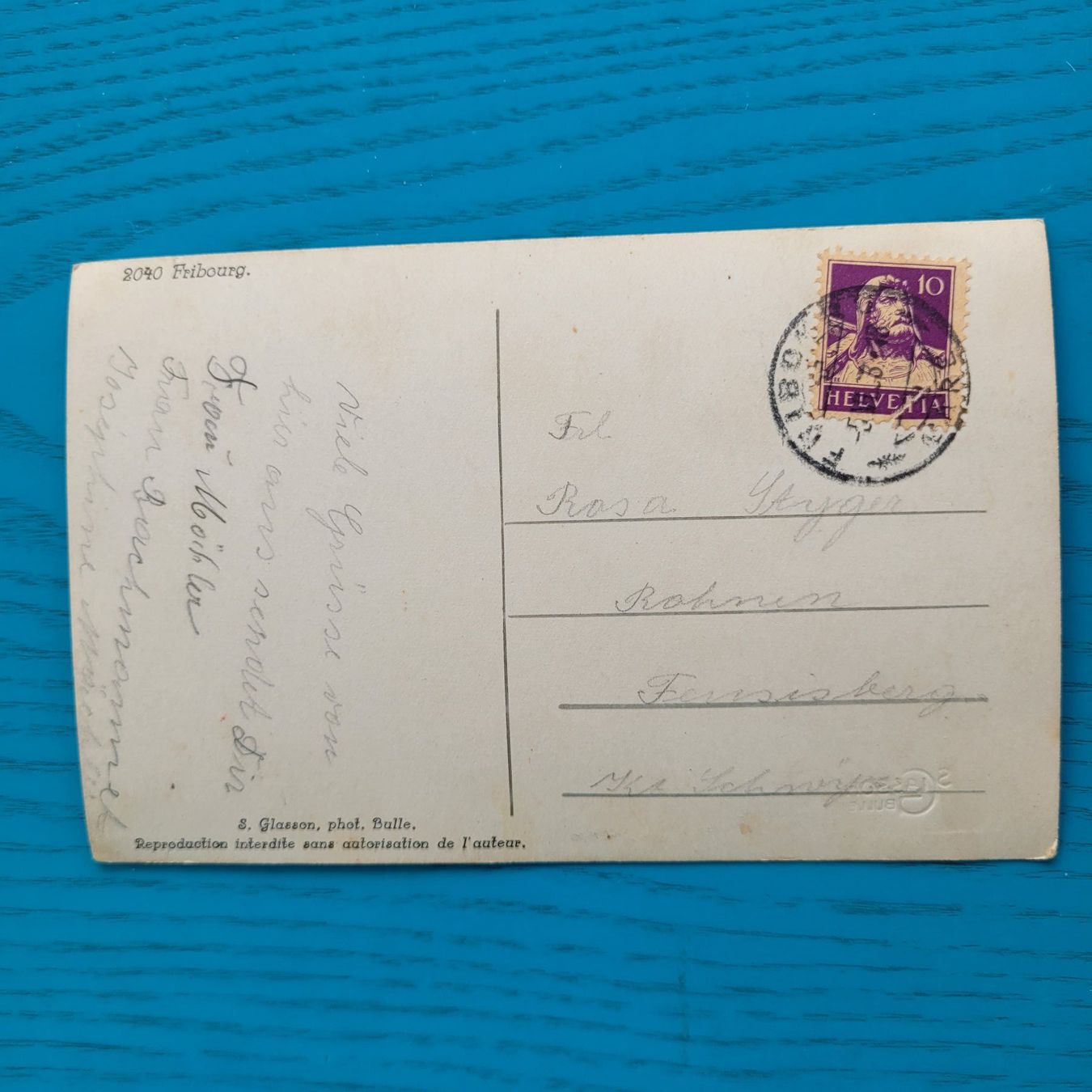 Cartoline postali: Fribourg / Freiburg – Usato da SCHÜBELBACH venduto da CoKaHa 1