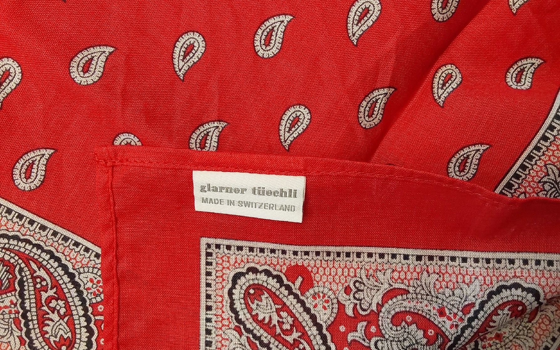 Foulards & écharpes: Original Glarner Tüechli rot Baumwolle neu – Neuf avec emballage d'origine à Köniz par scopello12 2
