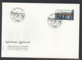2008, FDC, Gemeinschaftsausgabe Deutschland/Schweiz