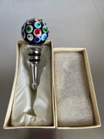 Flaschenverschluss Glas und Keramik, farbig, Grösse 10.5 cm