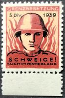 Soldatenmarke 2.WK, 5. Division, Schweige, rot-br, Wi Kdo 43