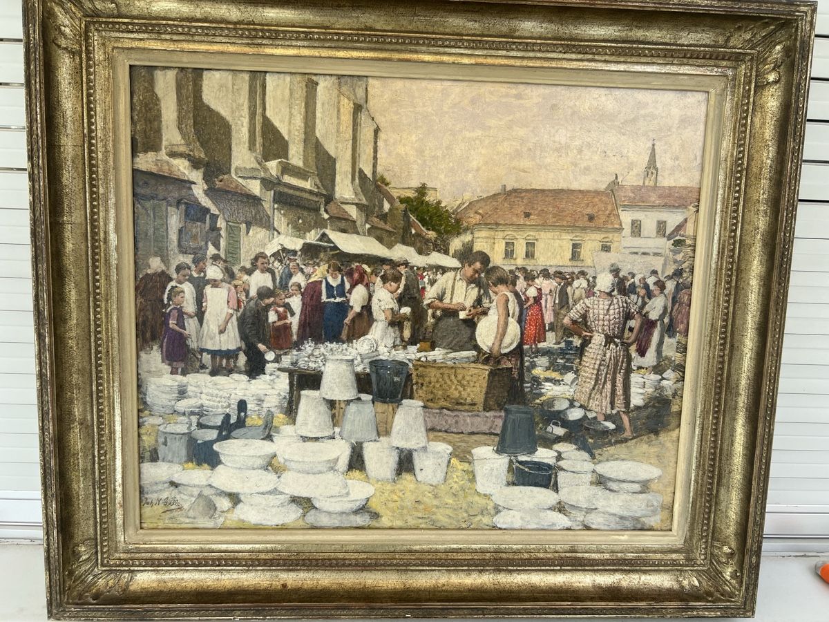 Dipinti: Johann Nepomuk Geller Gemälde  – Usato da Zürich venduto da jao_2bx7