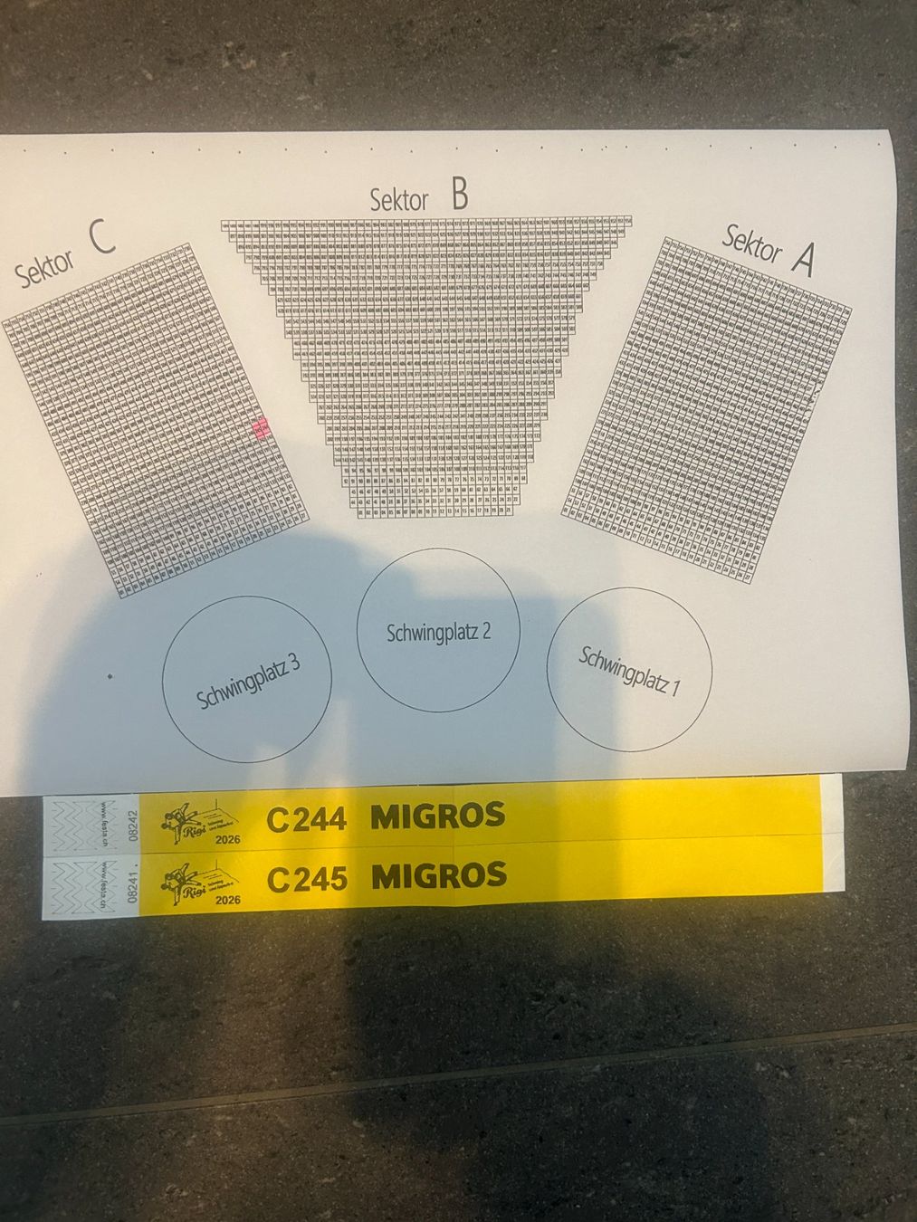 Billets: Rigi - Schwinget Ticket vom 19. Juli 2026 – Neuf avec emballage d'origine à Fischbach LU par Storenbauer