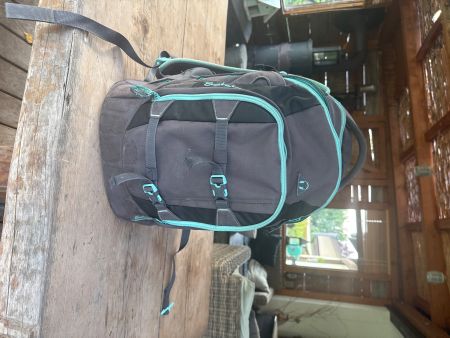 Rucksack Satch grau/tuerkis ergonomisch