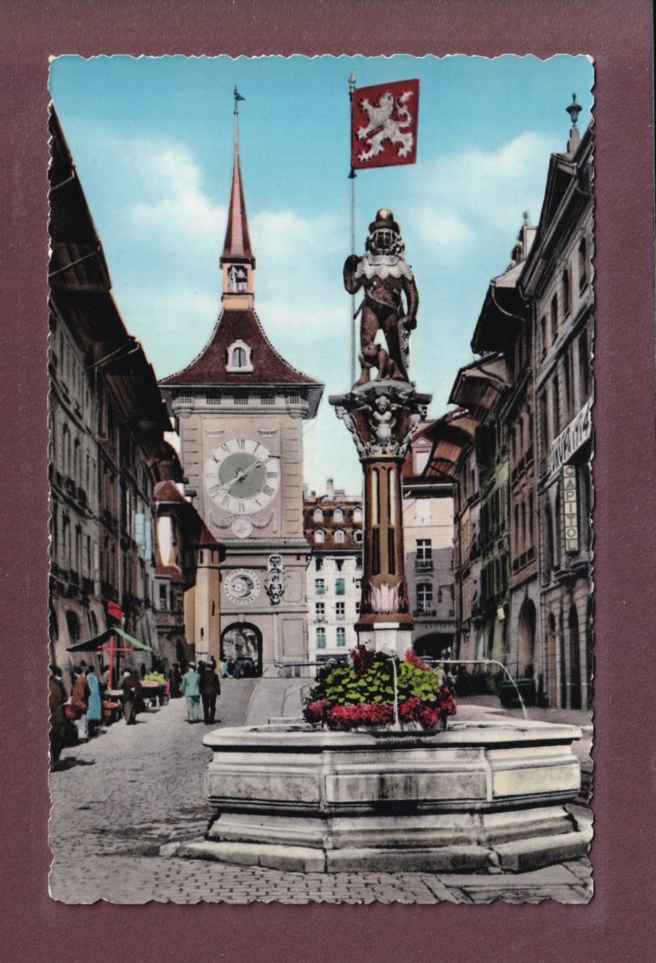 Cartes postales: BERN - Zähringerbrunnen - Zeitglockenturm – D'occasion à Pully par nicecards