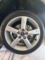 Saab Alufelge R17 mit Gebrauchsspuren